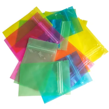 100 kozarcev prozorne Plastike Zip Lock Solza Zarezo Reciklirati Paket Vrečke Zadrgo Sladkarij, Kave, Vrečke za Pakiranje Hrane