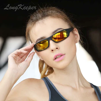 Vroče Prodaje Polarizirana sončna Očala Ženske UV400 Črnega Okvirja Športna sončna Očala Moške blagovne Znamke Oblikovalec Vožnje Očala Gafas LongKeeper