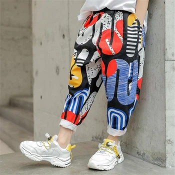 Fant hlače poletje slog 2020 novo korejska različica priljubljene otroške hlače fant priložnostne hlače