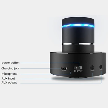 Adin 26W Vibracije Zvočnik Bluetooth Bas Prenosni Zvočniki Brezžični Resonanco Pritisnite Stereo Subwoofe NFC za Prostoročno uporabo z Mic