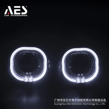 AES Brezplačna Dostava 2pcs 3,0 palca Kvadratnih MAX LED za Vlivanje Za Avtomobilski Žarometi Kitajska Proizvodnja