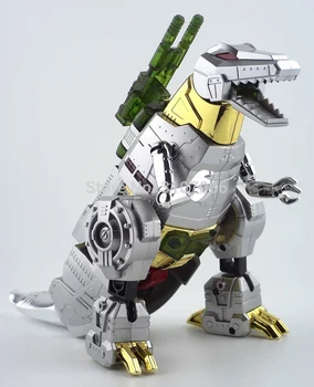 Preoblikovanje G1 Dinobots MP-08 Grimlock Tretjim-del reximus voyager krona kralja sedež dejanje slika robot igrače