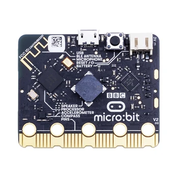 Nov BBC micro:bit Večino V2 prihaja s 25 LED zaslon, vgrajen zvočniki, Bluetooth in senzorji za temperaturo, motion& light