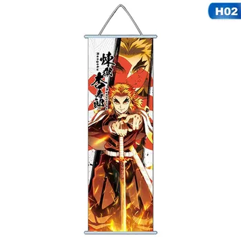 Japonski Anime Demon Slayer Slike Tkanine Krpo Plakat Steno, Se Pomaknite Rezilo Demon Uničenje Slayer