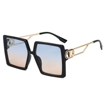 Moda Novim Velikim Okvirjem Kvadratnih Trendovska sončna Očala Ženske Osebnosti modni brvi Vse Tekme Očala Prostem Odtenek UV sončna Očala