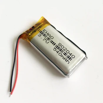 3,7 V 540mAh 802040 Litij-Polimer LiPo ionska Baterija za Polnjenje Mp3, DVD RECORDE GPS, PSP video pero, kamera, bluetooth