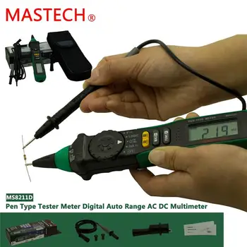 Mastech MS8211D Pero-tip Metrov Multitool Digitalni Multimeter uto Obseg DMM Multitester Trenutno Napetost NKV Logiko Diode Tester