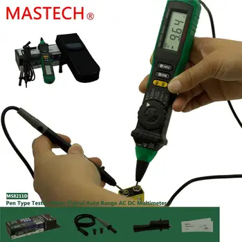 Mastech MS8211D Pero-tip Metrov Multitool Digitalni Multimeter uto Obseg DMM Multitester Trenutno Napetost NKV Logiko Diode Tester