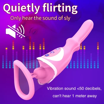 Jezik Sesanju Vibratorji 8 Frekvenco Nastavek Poganjkov Klitoris Masturbator Dildo G-spot Stimulator Lizanje Oralni Seks Igrače za Ženske