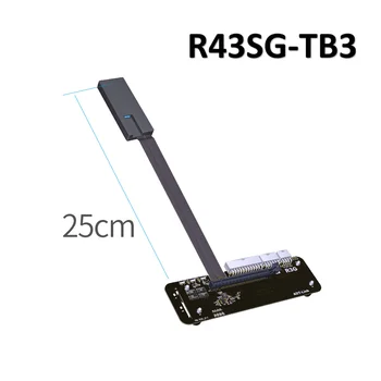ADT-Link R43SG-TB3 PCIe x16, PCI-e x16, da TB3 Podaljšek PCI-Express Kabli eGPU Adapter za Prenosnik