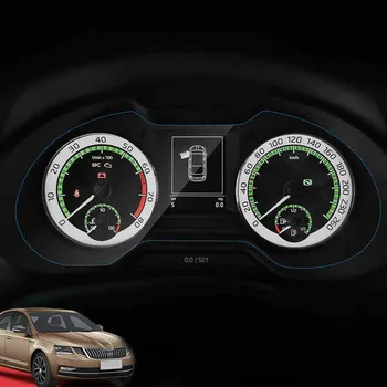 Lsrtw2017 Avtomobilski Navigacijski Zaslon Anti-scratch Kaljeno nadzorni Plošči Film za Skoda Octavia a7 Odlično Notranja Oprema Nalepka