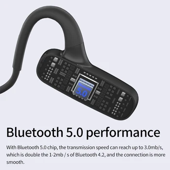 F1 Bluetooth 5.0 Brezžične Slušalke Slušalke Kostne Prevodnosti Šport Na Prostem Slušalke Z Mikrofonom Za Prostoročno Uporabo Slušalke