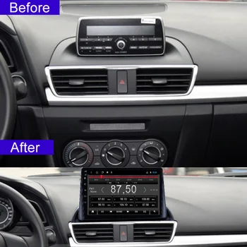 Avto Radio za Mazda 3 Axela Obdobje 2013-2018 Zaslon na Dotik Multimedijski Predvajalnik, 4G 64 G Autoradio Android 10 Avtomobilski Stereo sistem Ne 2din Predvajalnik CD-jev