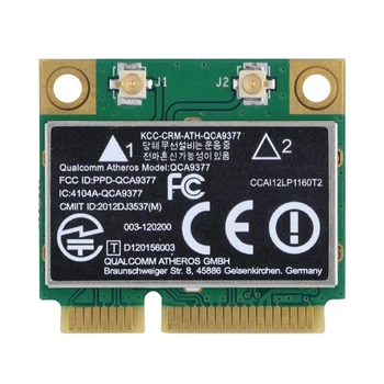 Brezžično Kartico Dual Band Za Qualcomm Atheros QCA9377 Mini PCI-E Kartico Wifi 433Mbps Bluetooth 4.2 2.4 GHz 5GHz Wi-Fi Adapter