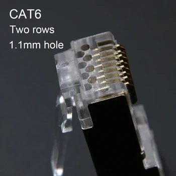 Xintylink 50U EZ rj45 priključek cat6 jack rg rj 45 utp kabla rg45 cat5e STP ftp 8P8C cat 6 mrežo zaščiteni keystone