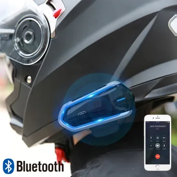 Bluetooth Slušalke IPX54 Vodotesno Brezžično Dolgo Pripravljenosti Čelada Slušalke Enostavno upravljanje motornega kolesa za Varčevanje z Energijo Glasbe