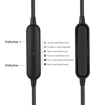 Zamenjava Kabel Podaljšek Žice za Audio Technica ATH-M50x ATH-M60x ATH-M40x ATH-M70x ATH M50X M40X M60X M70X Slušalke