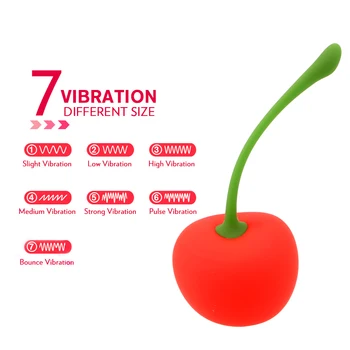 Cherry Mini Vibratorji Sex Igrače Za Ženske Vaginalne Keglove Žogo Ženski Masturbator Pralni Klitoris Stimulator Analni Čep Erotična Trgovina