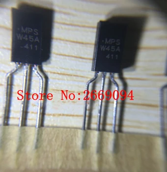 10pcs /20pcs MPSW45 MPSW45A W45A uvoženih resnično spot-92 tranzistor Brezplačna dostava