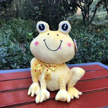 Srčkan 30 cm Lovely Frog Plišastih Igrač Mehko Risanka Oblečena Žaba Polnjene Živali Lutka Otroci Spalna Igrače za Otroke, Darila za Rojstni dan