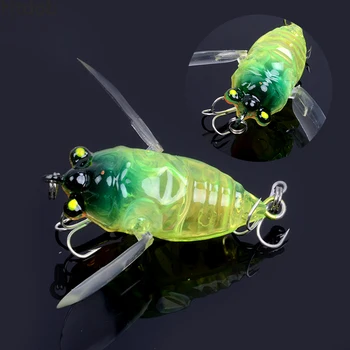 5pcs Fishing Lure Bas Cicada Iscas 6 g 5 cm Žuželke lovijo Vabe Težko Vabe za Ulov Krapi Postrvi Crankbait Topwater Wobblers