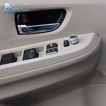 Hitrosti 1 kos Avto Rearview Mirror Prilagoditev Gumb Trim Kritje za Subaru Gozdar XV Outback Legacy 2013 Avto-styling