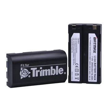 3Pcs 2600mAh Baterija za Trimble 54344, 92600 Pentax Baterija + Dual USB Polnilec za Trimble 5700 5800,MT1000,R7,R8 GPS Sprejemnik