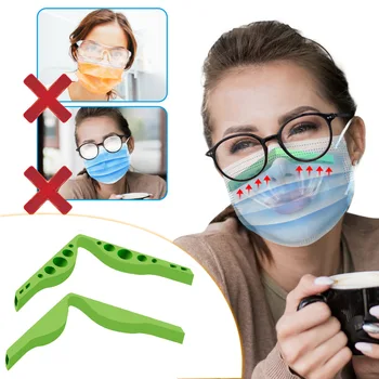1/2/5/6/10PCS Večkratno uporabo Anti-fog Masko Opremo Preprečevanje Očala Iz Zamegljevanje DIY Nos Most Nosilec Vesa ABS Silikonski Posnetek