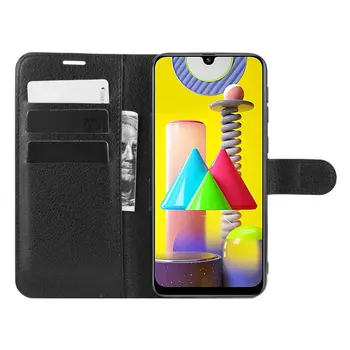 Za Samsung Galaxy M31 SM-M315F Denarnico, Telefon, Ohišje za Samsung Galaxy M01 SM-M015F SM-M015G Flip Usnja Kritje Primeru Capa Etui