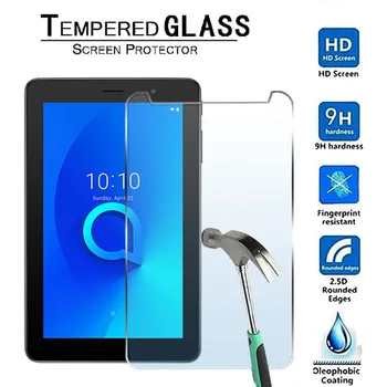 Za Alcatel 1T 7-9H Premium Tablet, Kaljeno Steklo Screen Protector Film Zaščitnik Straže Kritje