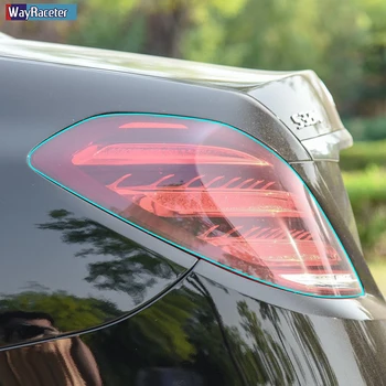 Samozdravljenja Nalepke Avto Smerniki Luč Insivible Zaščitno Folijo Za Mercedes Benz Razred S W222 S500 S400 C217 Dodatki