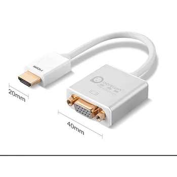 YouPin HDMI na VGA Kabel USB na Računalnik adapter Tip Omrežja C