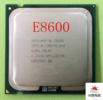 Intel Core 2 Duo E8600 e8600 Procesor SLB9L DUAL-CORE 3.33 GHz FSB1333MHz Namizje LGA 775 CPU