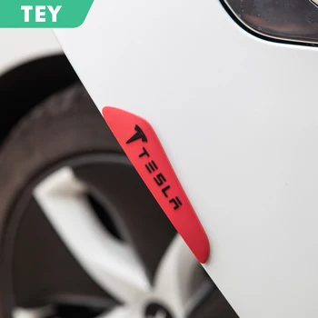 TEY Vrata Avtomobila Rob Zaščite Za Tesla Model 3 Model Y Kotu Stražar Zaščitna Odbijač Nalepke Avto Dodatki Vrata Zaščitnik