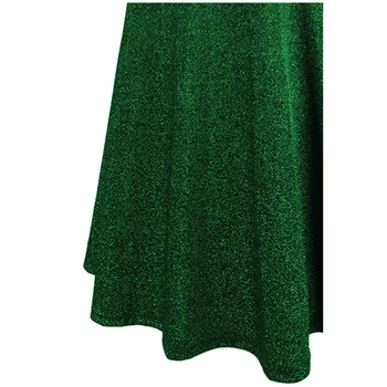 Angel-modo Žensk Večerno Obleko Skp Rokavi Beading Naguban Proti Nazaj Sijoče Dolgo morska deklica Večer Stranka Obleke Zelena 490