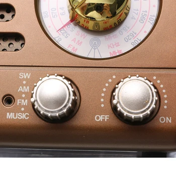130x90x70mm Rdeče/Prenosni Aparat za Vintage Retro Radio AM FM SW bluetooth Zvočnik TF Reža za Kartico USB Polnjenje Doma Travel Mini Radio