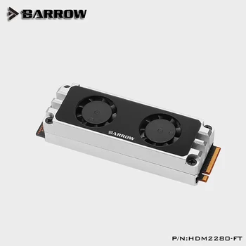 Barrow SSD Blok dual fan 2280 22110 PCIE SATA M. 2 Dvojno Stranicami Pomožni Hladilni Trdi disk radiator HDM2280-FT