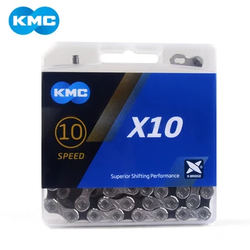KMC X10 MTB Cestno Kolo Verige 116L 10 Hitrost Kolo Verige Čarobni Gumb Gore Z Original škatlo