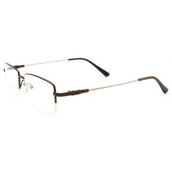Pomnilnik Titanove Zlitine Očala Okvir Semi-Rimless Očala Optična Očala Oči, Očala Na Recept Visioin Korekcijski Okvir