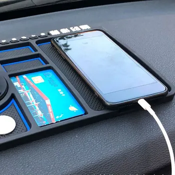 Avto Anti-Slip Mat Pad Auto Dash Silikonski Nosilec za Telefon Ne Zdrsne Lepljivo Anti Slide nadzorni Plošči GPS Vesa Parkiranje Številko Kartice