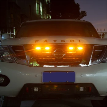 Rešetka Luči Za Dnevno Vožnjo Lučka Za Nissan Patrol Y62 Armada 2013 2016 2017 2018 2019 Dekor Spredaj Led Opozorilna Lučka