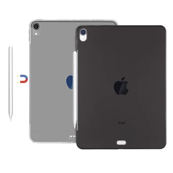Redlai Ohišje za iPad 10.2 2019 (7. Gen) Ultra-Tanko Mehko TPU Silikon Pregleden Nazaj Kritje Za iphone Pro 11 & Za 12,9 2018 Primeru