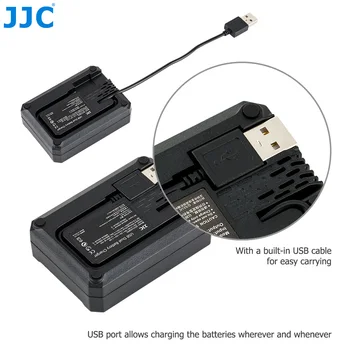JJC USB Dvojni Polnilec za Fujifilm GFX 100 GFX 50S GFX 50R Kamera Nadomesti Fuji NP-T125 Moč Dodatki