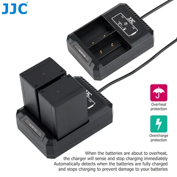 JJC USB Dvojni Polnilec za Fujifilm GFX 100 GFX 50S GFX 50R Kamera Nadomesti Fuji NP-T125 Moč Dodatki