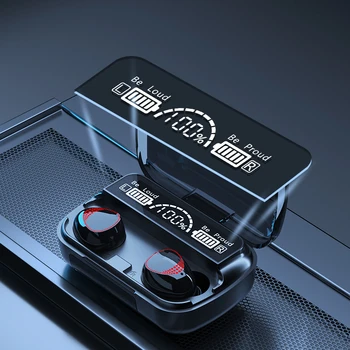 TWS Bluetooth Slušalke Dotik Brezžične Slušalke V Uho Stereo Šport Slušalke 9D Zmanjšanje Hrupa Gaming Slušalke наушники
