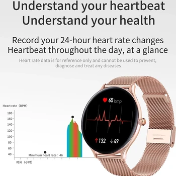 Pametno Gledati Moške Srčnega utripa, Krvnega Tlaka, Spremljanje Modnih Športna Fitnes Tracker Ženske Smartwatch za Android IOS Skmei 2020