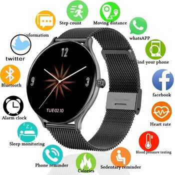 Pametno Gledati Moške Srčnega utripa, Krvnega Tlaka, Spremljanje Modnih Športna Fitnes Tracker Ženske Smartwatch za Android IOS Skmei 2020